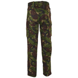 rear view of dpm camo british army temperate combat trousers grade 1