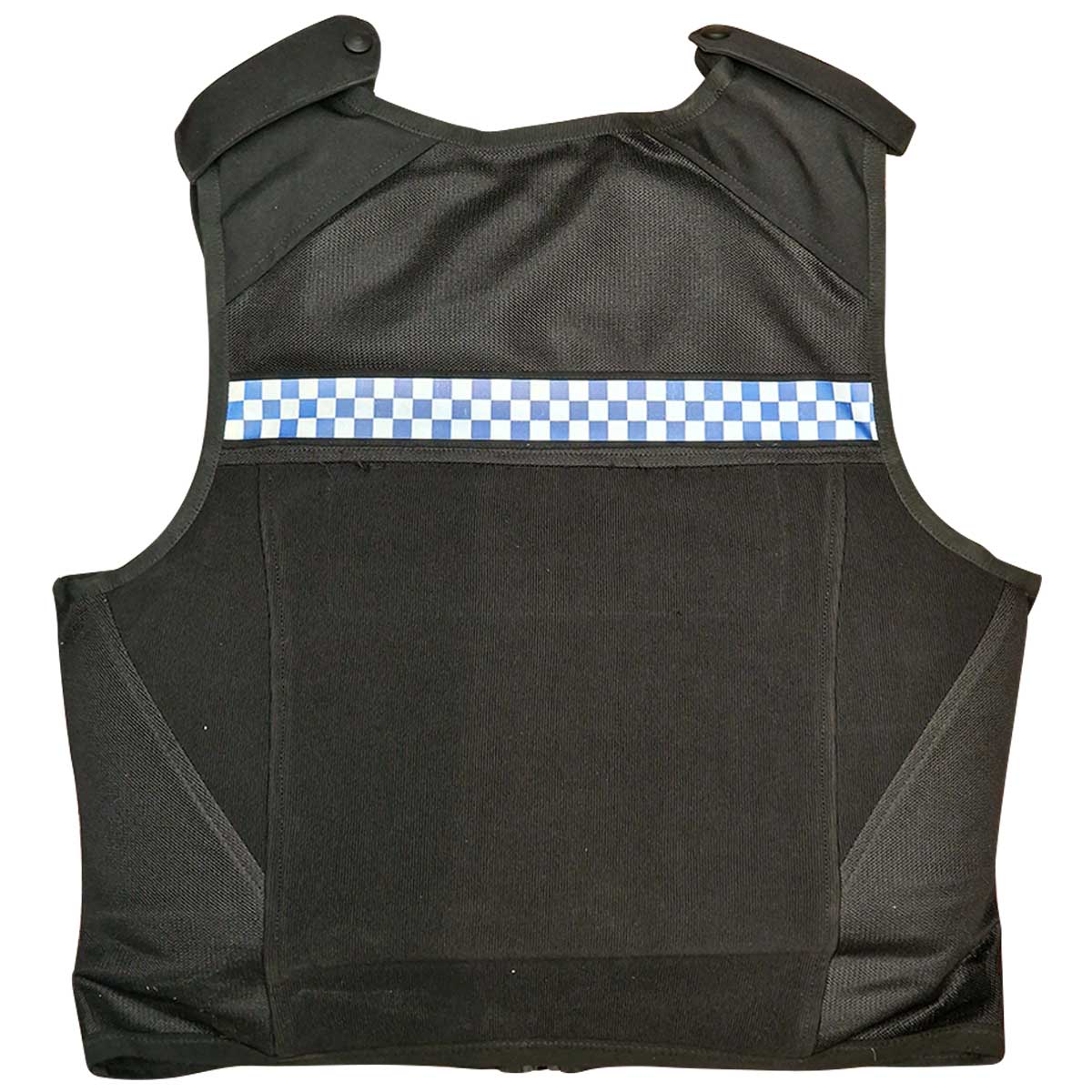 rear view of hawk body armour female overt stab bulletproof vest