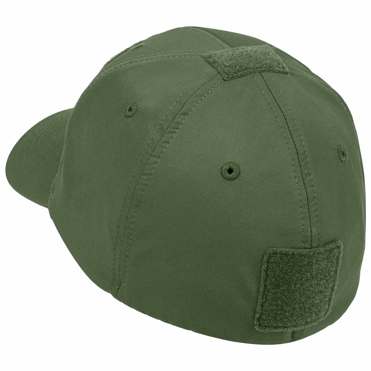 rear view of highlander olive green tactical baseball cap