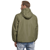 rear view of olive brandit summer windbreaker