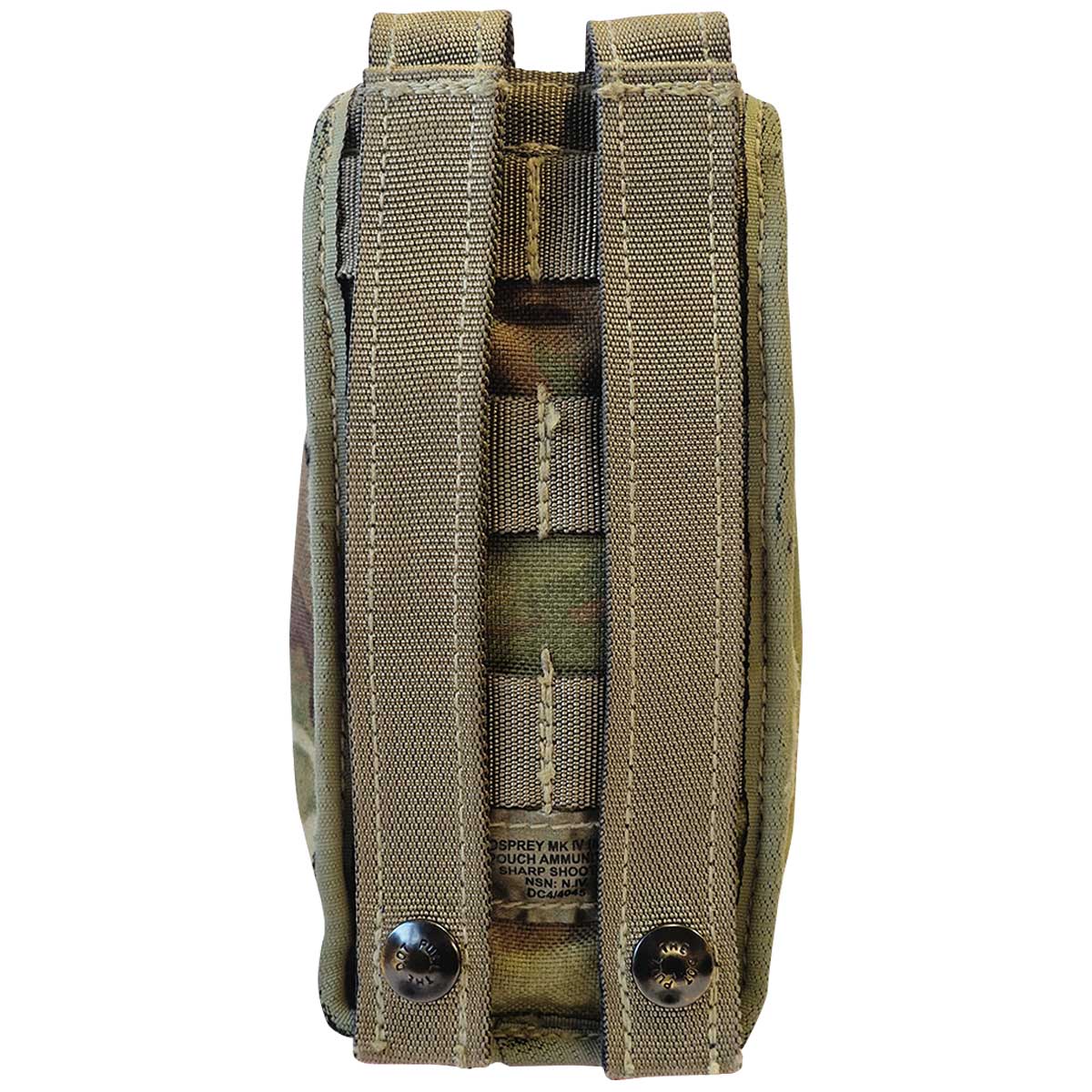 rear view of osprey mk sharp shooter ammo pouch mtp