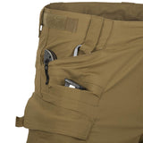 reinforced hand pocket seams on coyote helikon sfu next trousers mk2