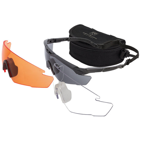 revision sawfly r3 ballistic glasses smoke vermillon clear