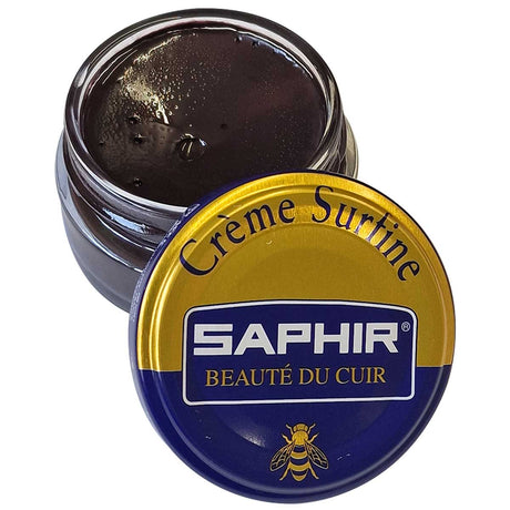 saphir creme surfine cream polish dark brown