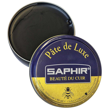 saphir pate de luxe shoe polish dark brown 50ml