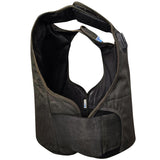 side angle of mehler overt bulletproof body armour black