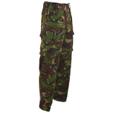 side angle of used camo british army temperate trousers