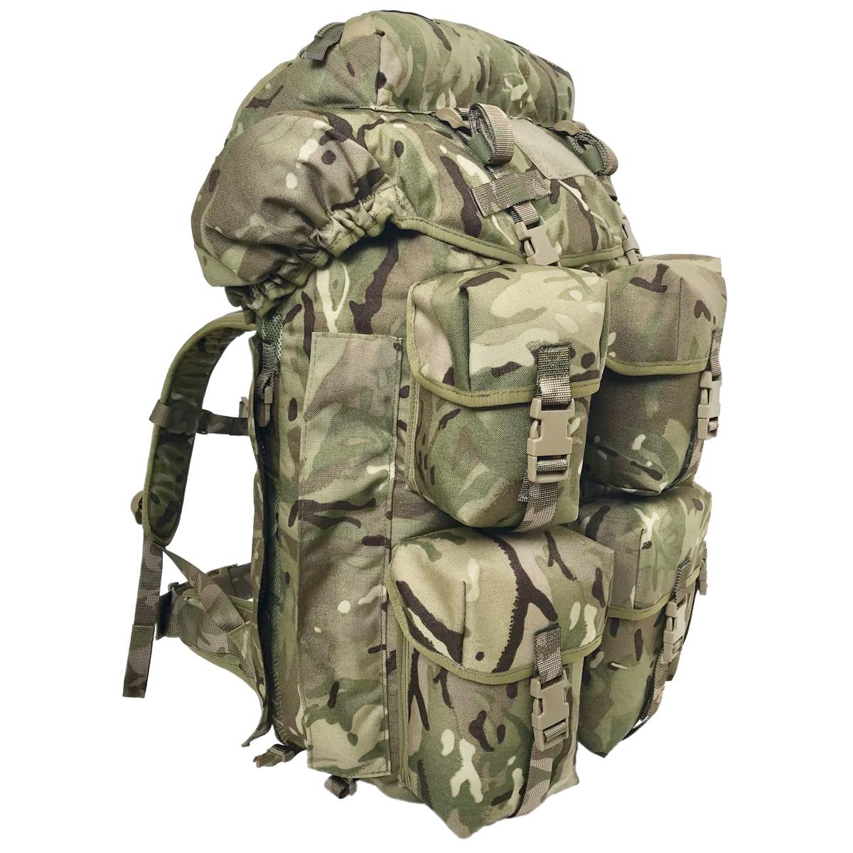 side angle view of marauder mtp field pack air support bergen