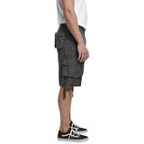 side view of brandit anthracite urban legend shorts