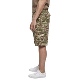 side view of brandit bdu ripstop tactical camo shorts