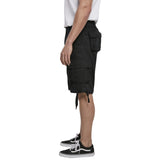 side view of brandit black urban legend shorts