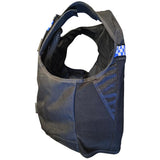 side view of cooneen female stab vest overt body armour