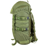 side view of karrimor sf predator 30 olive green daypack