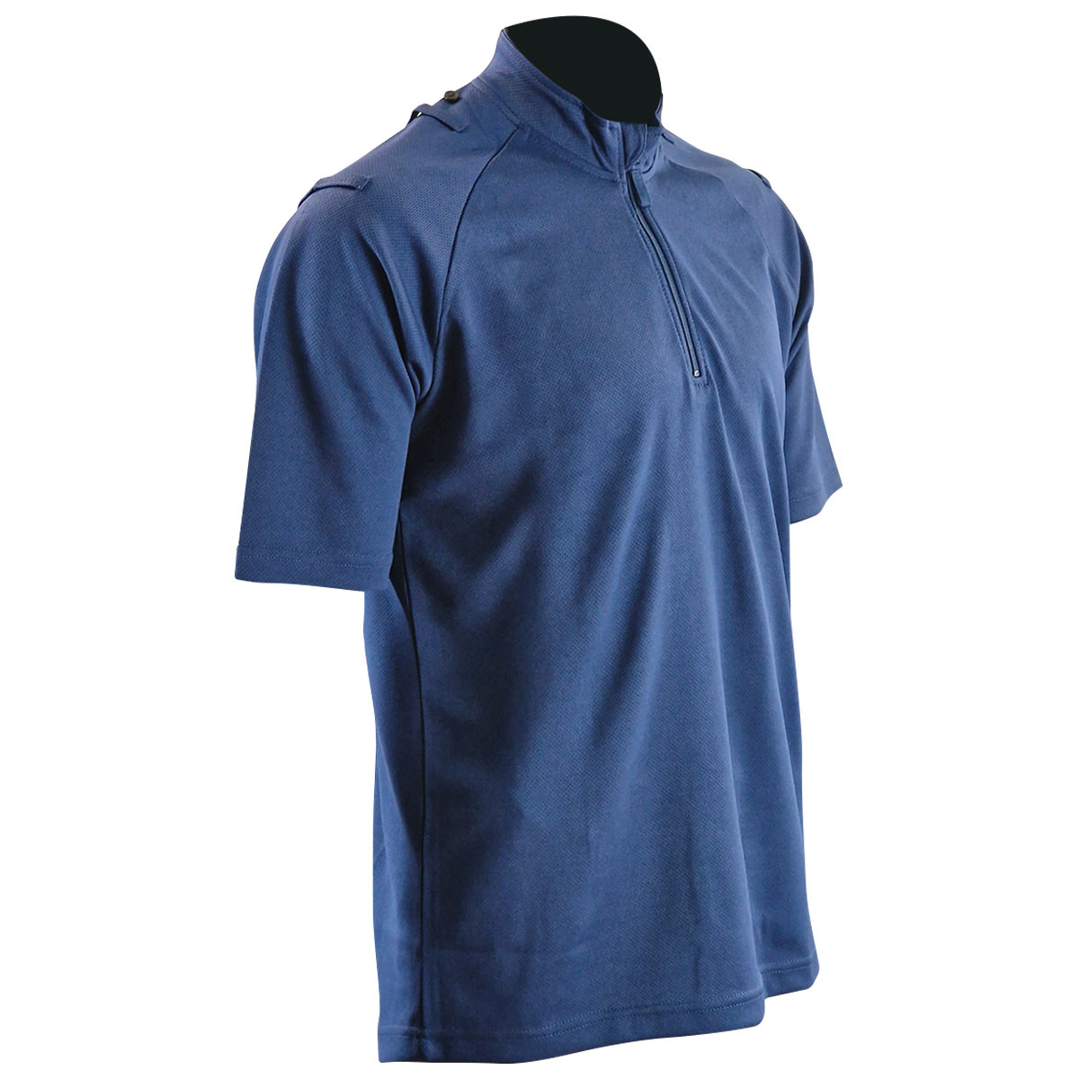 side view of pcso ss shirt loop rank estate blue