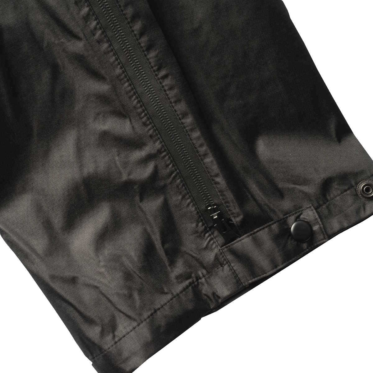 snap closure on highlander black typhoon trouser hem