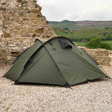 snugpak olive bunker ix 3 person tent closed