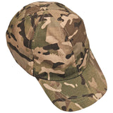 top angle view of btp camouflage kombat kids baseball cap