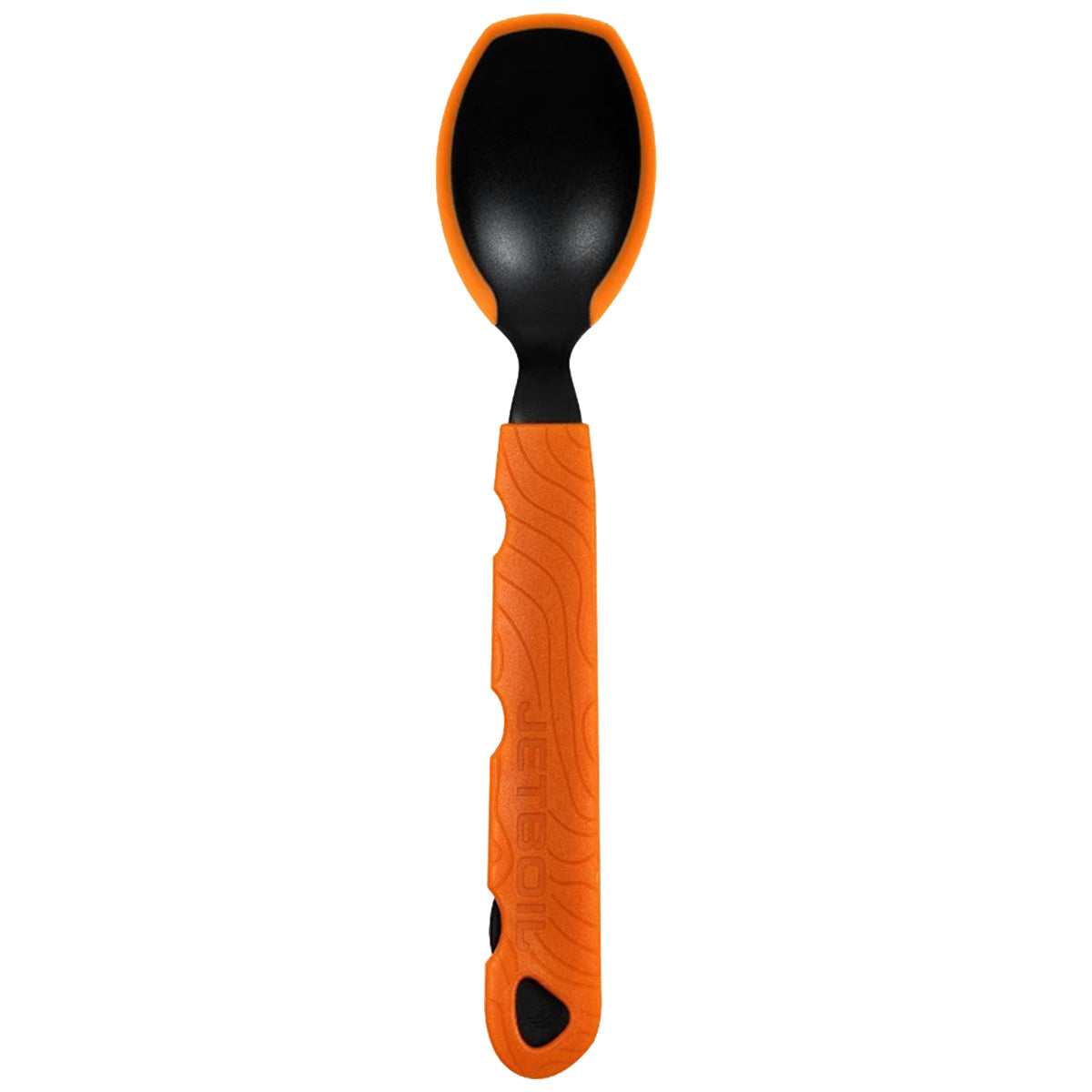 top of jetboil trailspoon black and orange