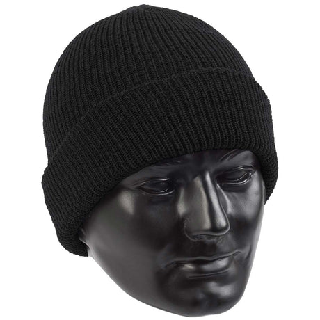 us army wool watch cap black