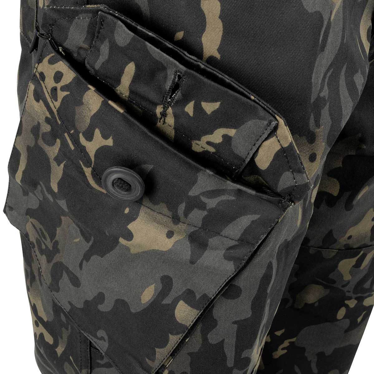 viper pcs 95 trousers black camo leg cargo pocket