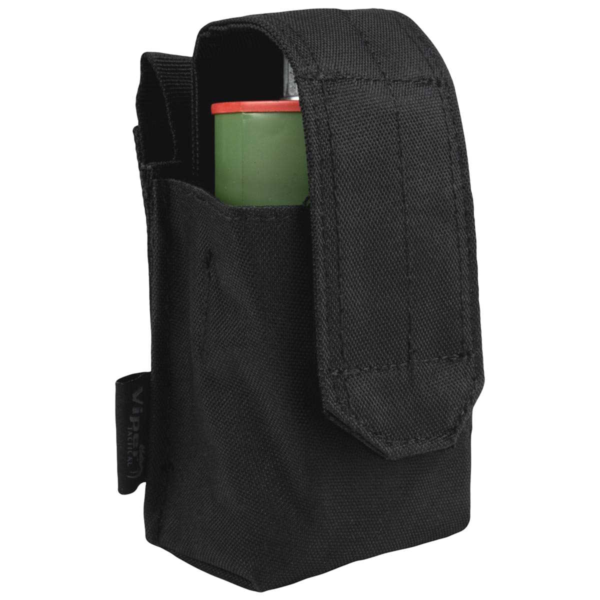 viper tactical grenade black pouch with quick release tab