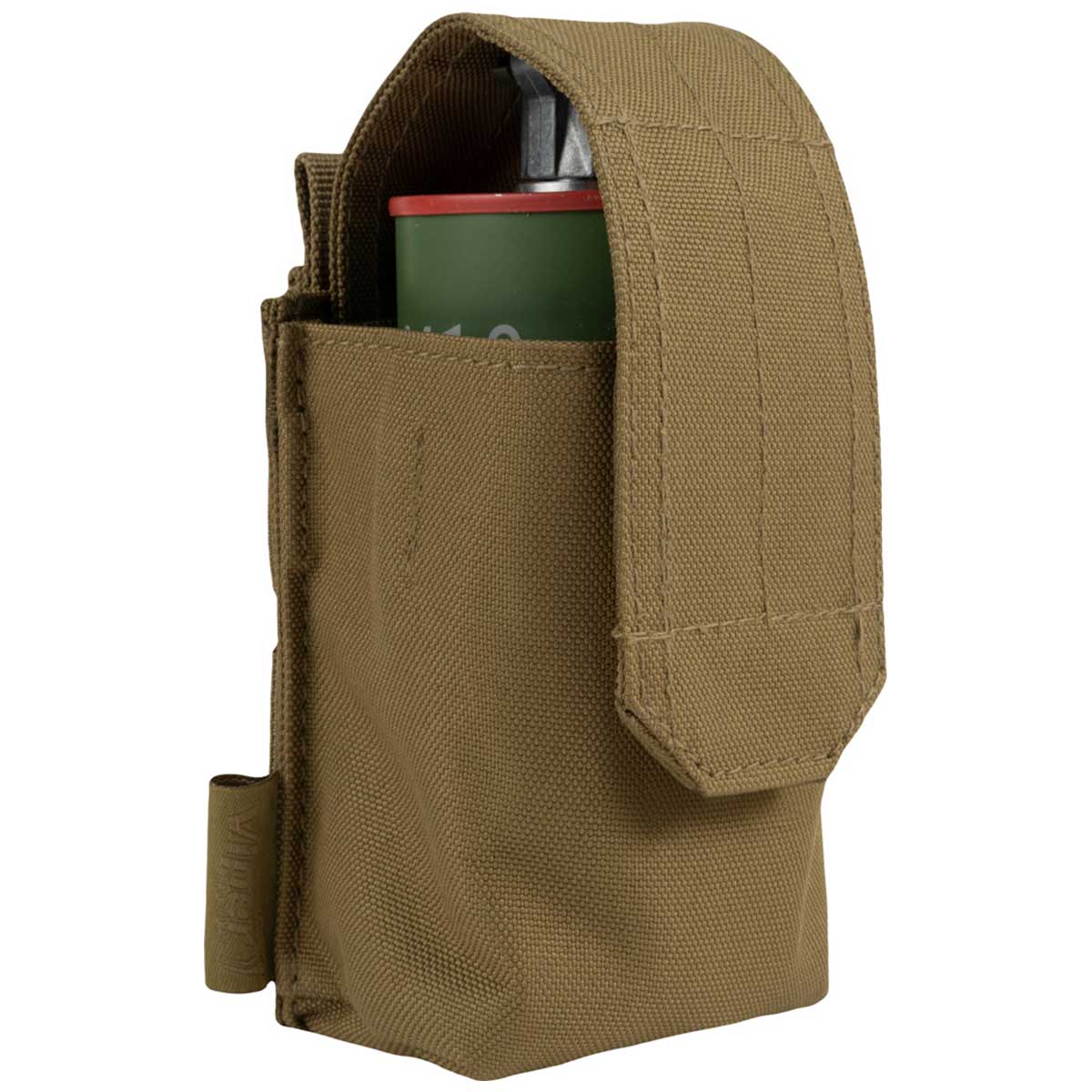 viper tactical coyote grenade pouch with quick release tab