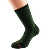 1000 Mile Combat Socks Twin Pack Green Pair