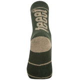 2 pack feeet rambler walking sock warm olive green