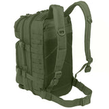 20l mil tec molle assault pack rear straps olive green