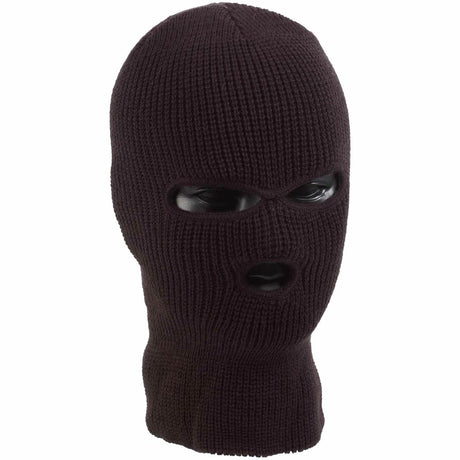 3 hole black balaclava