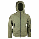 Kombat Recon Hoodie Olive Green Front Hood Up