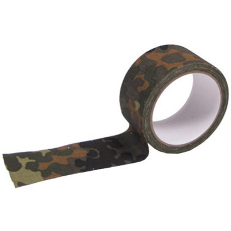 MFH Fabric Tape 5cm x 10m Flecktarn Camo