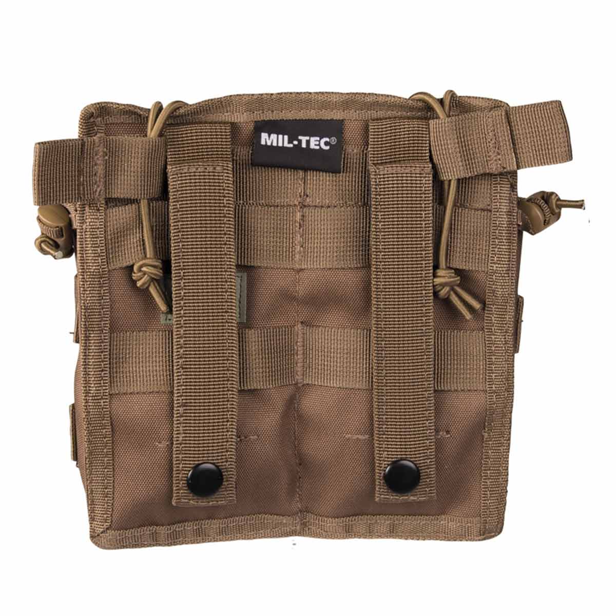 Mil-Tec Open Top Double Ammo Pouch Dark Coyote Rear