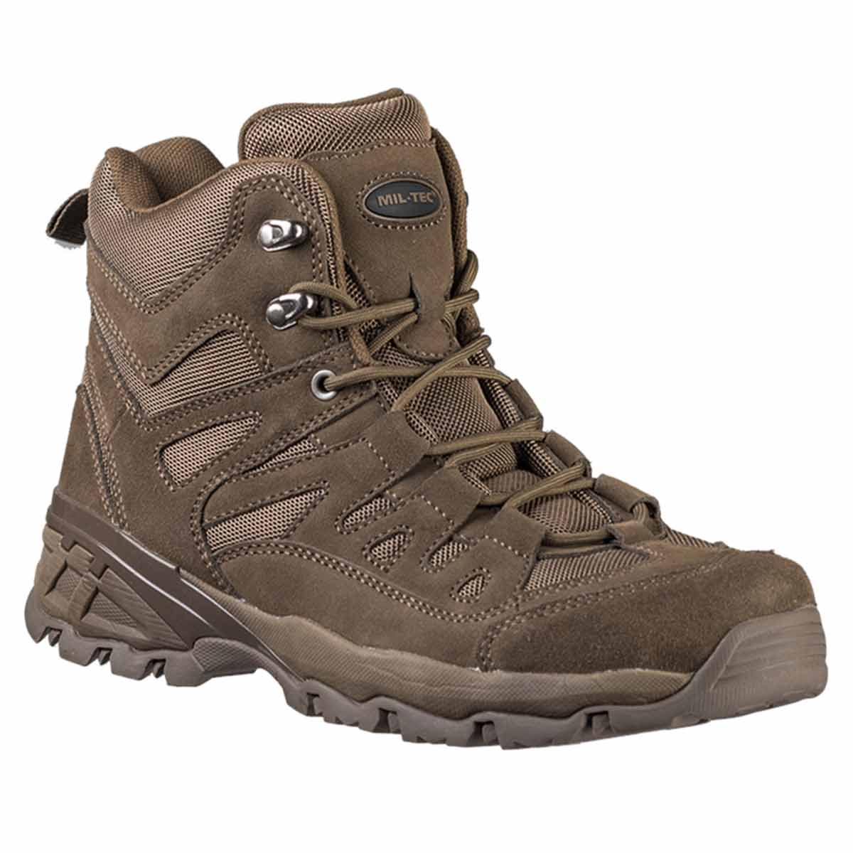 Mil Tec Lightweight Tactical Squad Boots Brown Military Kit