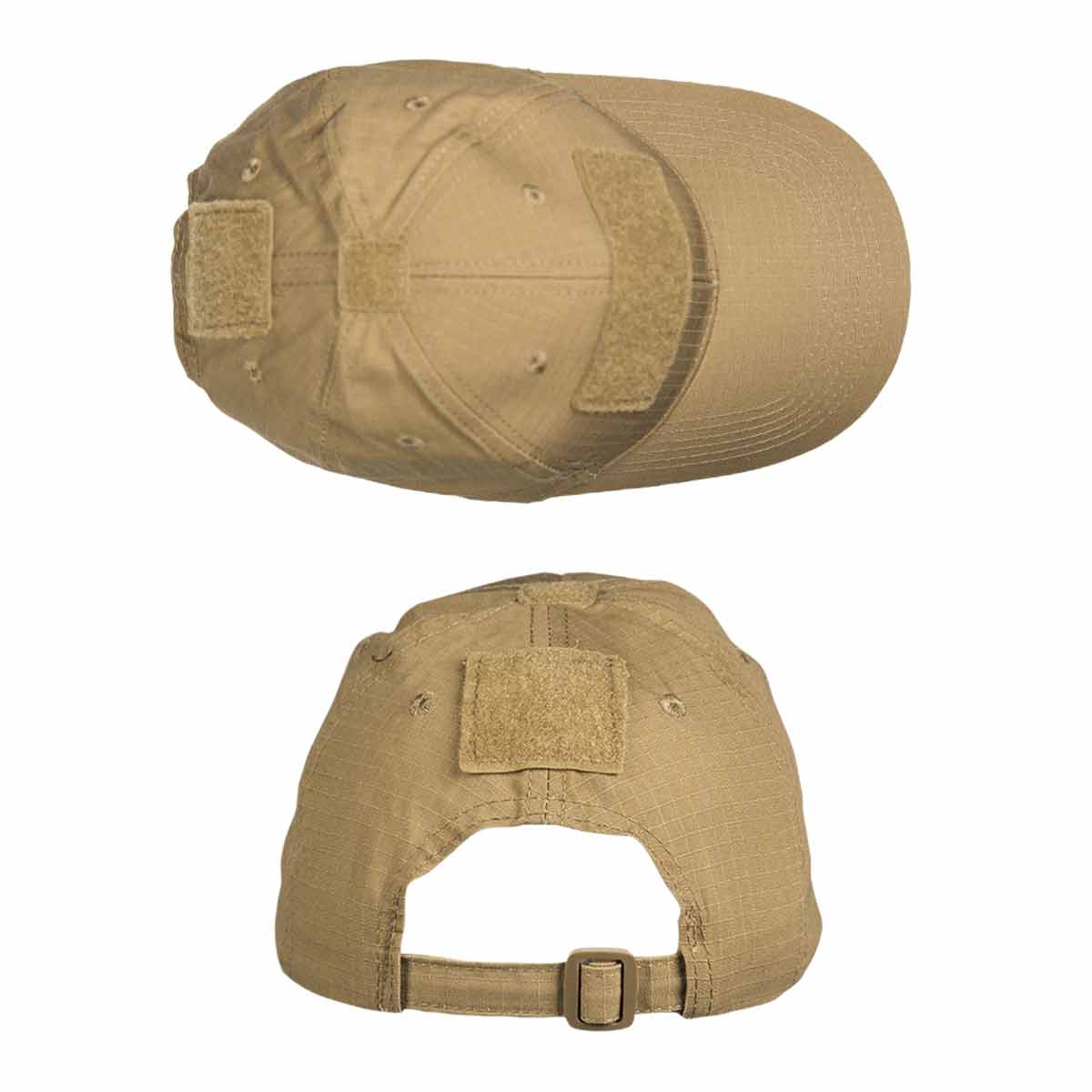 Mil-Tec Tactical Baseball Cap Coyote Top and Rear