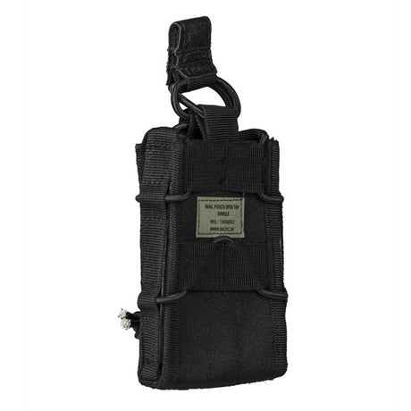 Mil-Tec Open top Single Magazine Pouch Black