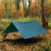 aframe shape with dd tarp 4x4 green