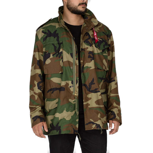 Camo Shirt Jacket 80s - Woodland Camouflage Military … - Gem