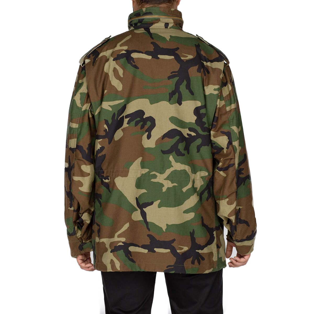 Alpha industries m65 woodland best sale