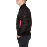 alpha ma1 tt flight jacket black side view