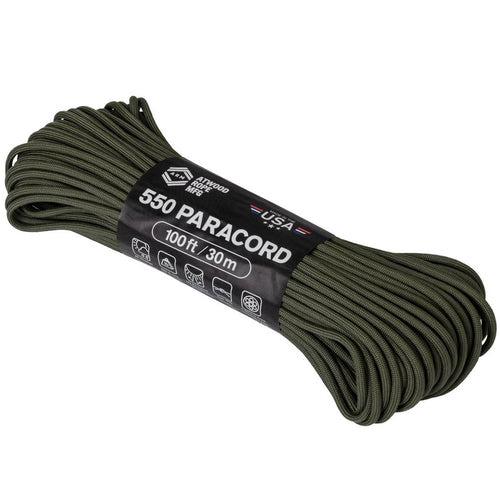 Olive Green 2mm Paracord Bushcraft Survival Cord Rope Lanyard 15 25 50 100  ft