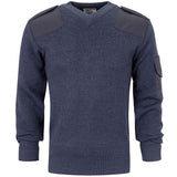 blue raf v neck jumper front 