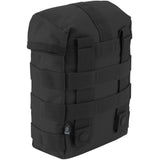 rear of brandit fire molle pouch black