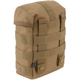 rear of brandit fire molle pouch camel