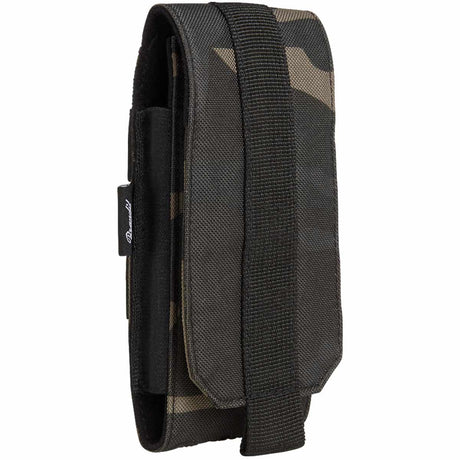 brandit molle phone pouch large dark camo