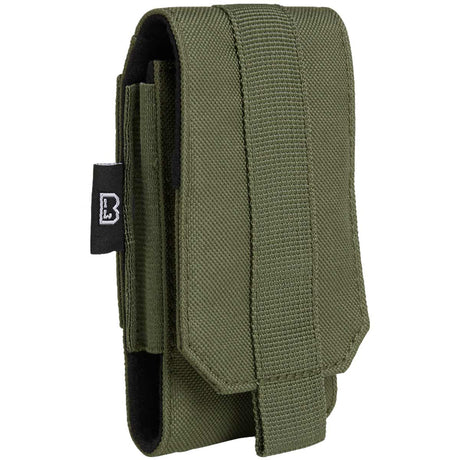 brandit molle phone pouch medium olive green