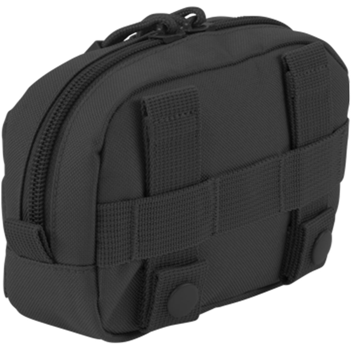 Rear of brandit compact molle pouch black