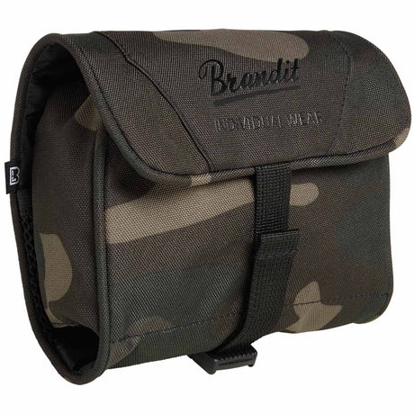 brandit toiletry bag medium dark camo