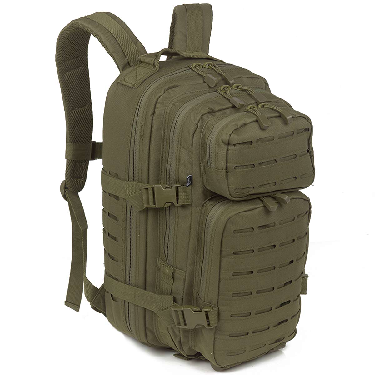 Brandit US Cooper Lasercut MOLLE Rucksack 25L Medium Olive Green