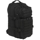 brandit us cooper medium lasercut rucksack black angle